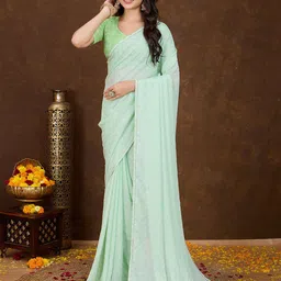 DIVASTRI Pure Crepe Saree-picture-29