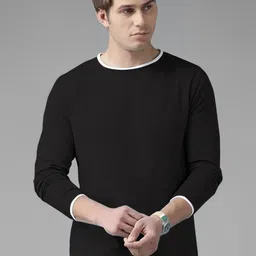 THE BEETEL HOUSE Men Pack of 2 Solid Round Neck T-shirts-picture-26