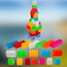 satsun enterprise Bird Plastic Building Blocks Toy for Kids Puzzle Games 60 pcs image 2