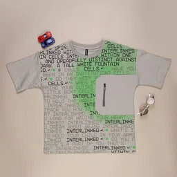V-Mart Boys Typography Printed Round Neck Casual T-Shirt-image-25