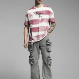 Jack & Jones Men Striped Applique T-shirt image 5