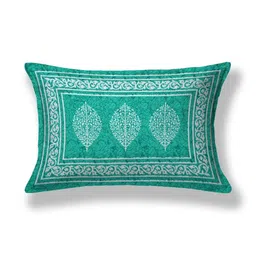 MILAAV Green Floral 144 TC Single Bedsheet with 1 Pillow Covers image 5