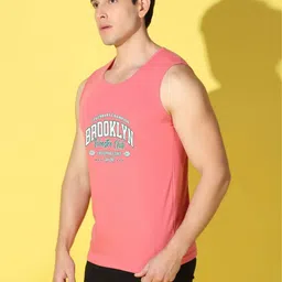 WOOSTRO Men Pack of 2 Typography Printed Round Neck Slim Fit Printed T-shirts image 3