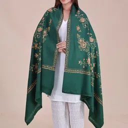 SWI Stylish Women Floral Embroidered Pashmina Shawl image 3