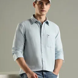 Tommy Hilfiger Europe Regular Fit Pure Cotton Casual Shirt-image-73