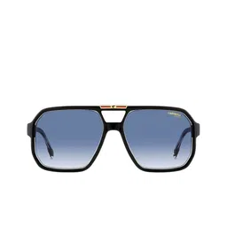 Carrera Men Blue Lens & Black Square Sunglasses With 100% UV Protected Lens image 5
