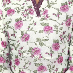 Siya Fashion Women Floral Printed Regular Kurta with Salwar & With Dupatta image 2