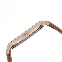 IBSO Unisex Printed Dial & Leather Straps Analogue Watch B2218GGY image 3