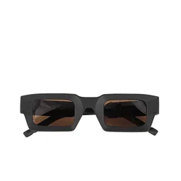 HAMILTANO WINSTON Men Brown Lens & Black Rectangle Sunglasses with UV Protected Lens image 2