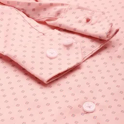 Allen Solly Pure Cotton Classic Fit Micro Ditsy Printed Formal Shirt image 4