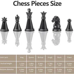 geekykidz Magnetic Chess 10 cm Chess Board image 4