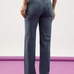 Code 61 Women Straight Fit Light Fade Stretchable Jeans image 3