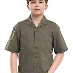 RARE ONES Boys Opaque Casual Shirt-image-5