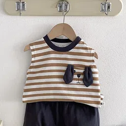 LULU & SKY Unisex Kids Striped Top with Shorts-picture-15