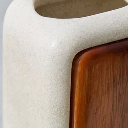 Home Centre Beige & Cream-Coloured Textured Polyresin image 5