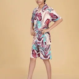 Ninos Dreams Boys Printed Shirt with Shorts image 3
