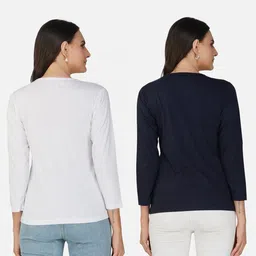 Metronaut Women 2 Printed Bio Finish T-shirt image 3