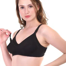Liigne Women Pack Of 4 Solid Full Coverage Non-Wired Bra image 3
