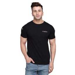 BEYOU FASHION Men Solid Round Neck Slim Fit T-shirt-picture-23