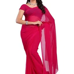 FANCYNINE Poly Georgette Saree-picture-56