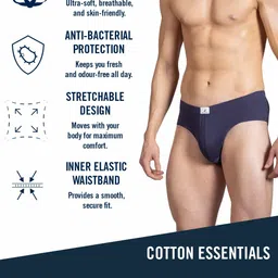 Nautica Pure Cotton Basic Brief CIEBF01-PBLU image 5