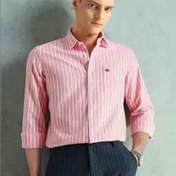 Arrow Sport Men Slim Fit Striped Casual Shirt-picture-36