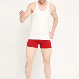 CAVENDERS Men Pack Of 5 Pure Cotton Undershirt Vests White Premium quality Dno-v325st image 3