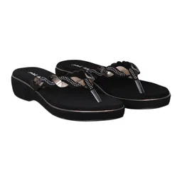 PINK LEAF Flatform Heels with Bows-image-82