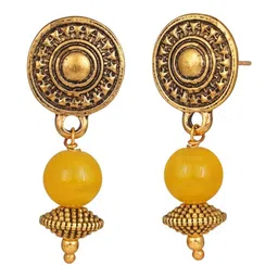 JFL - JEWELLERY FOR LESS Set Of 4 Artificial Beaded Spherical Drop Earrings image 5