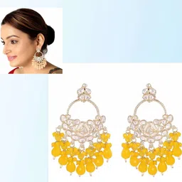 zarmar fashion Women Yellow Earrings-picture-22