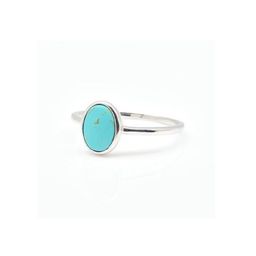 GenZcomplex Turquoise Blue Brass Turquoise Finger Ring-picture-43