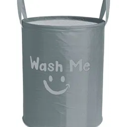 Aura Grey Printed Foldable LaundryBag45L image 5