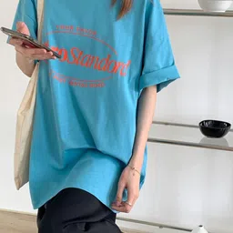 KPOP Women Typography Printed T-shirt-image-53