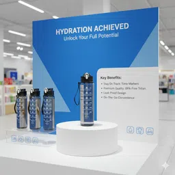 hydeal Water Bottle 900 ml Water Bottle image 5