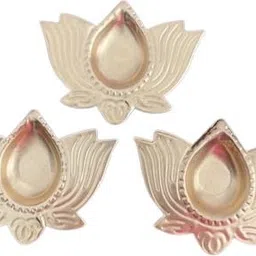 nareena welness llp Gold Plated (Pack of 2) Table Diya Set-picture-44