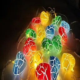 KAVYARA Blue & Pink Printed Heart Shaped Acrylic String Lights image 5