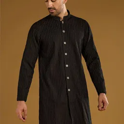 KALKI Fashion Men Regular Kurta with Trousers image 2
