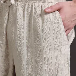 StitchX Men Textured Relaxed Trousers image 3