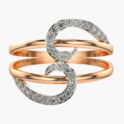 VALANOVA Women Rose Gold Ring Diamond-picture-38