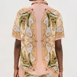 JC Mode Printed Shirt Collar Shirt With Printed Shorts Co-Ords image 5