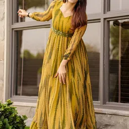 krunal raiyani Krunal Raiyania Women Printed Maxi Dress-picture-38