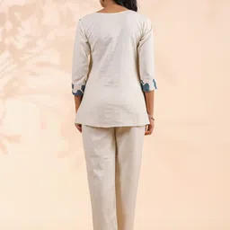 vbuyz KALINI Printed Khadi Cotton Top & Trouser Co-Ords image 5