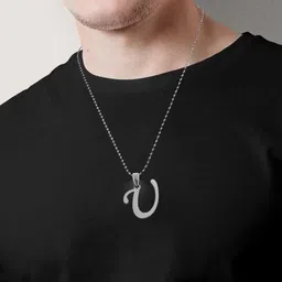 Utkarsh Silver-Plated Quirky Pendants with Chains image 2