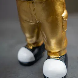 ghar art Black & White Figurine Showpiece image 3