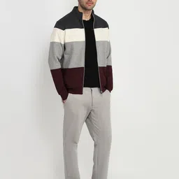 ColorPlus Mock Collar Colourblocked Sweatshirt image 2