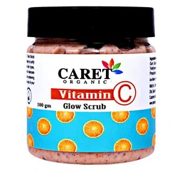 CARET ORGANIC Set Of 2 Tulsi Aloevera Gel- 100g & Vitamin C Glow Scrub- 100g image 2