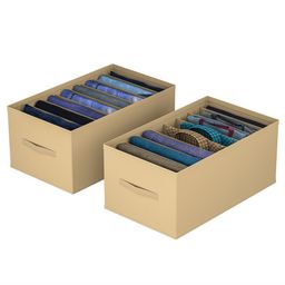Kuber Industries Brown Set of 2 Regular Drawer Organiser Organisers-picture-20