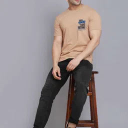 TEEFOX Typography Printed Round Neck T-shirt image 3