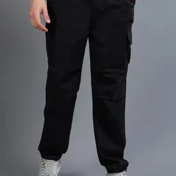 THE BEETEL HOUSE Men Comfort Low-Rise Easy Wash Cargos Trousers image 5