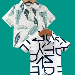 BAESD Boys Classic Floral Printed Casual Shirt-picture-17